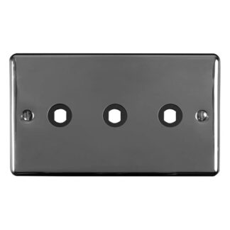 Eurolite EN3DIMBN Dimmer Switch Plate-Black Nickel-3 Gang (LEAD TIME: 2-3 DAYS)