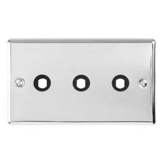 Eurolite EN3DIMPC Dimmer Switch Plate-Polished Chrome-3 Gang (LEAD TIME: 2-3 DAYS)