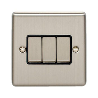 Eurolite EN3SWSSB 3 Gang Switch (LEAD TIME: 2-3 DAYS)