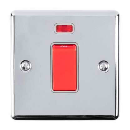 Eurolite EN45ASWNSPCG 45Amp Switch with Neon Indicator (LEAD TIME: 2-3 DAYS)