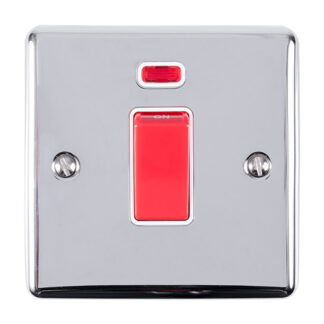 Eurolite EN45ASWNSPCW 45Amp Switch with Neon Indicator (LEAD TIME: 2-3 DAYS)
