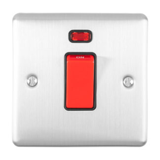Eurolite EN45ASWNSSSB 45Amp Switch with Neon Indicator (LEAD TIME: 2-3 DAYS)