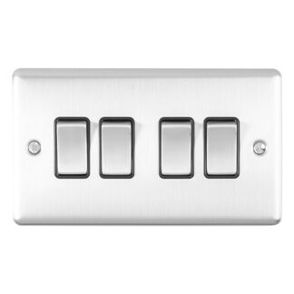 Eurolite EN4SWSSB 4 Gang Switch (LEAD TIME: 2-3 DAYS)