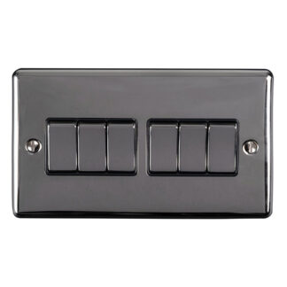 Eurolite EN6SWBNB 6 Gang Switch (LEAD TIME: 2-3 DAYS)