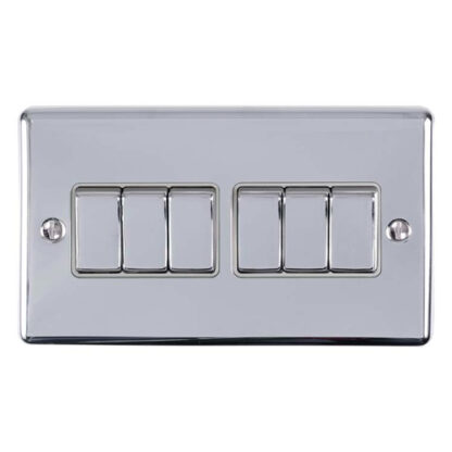 Eurolite EN6SWPCG 6 Gang Switch (LEAD TIME: 2-3 DAYS)