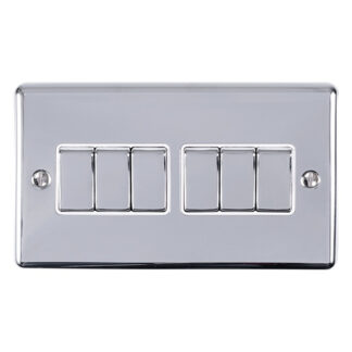 Eurolite EN6SWPCW 6 Gang Switch (LEAD TIME: 2-3 DAYS)