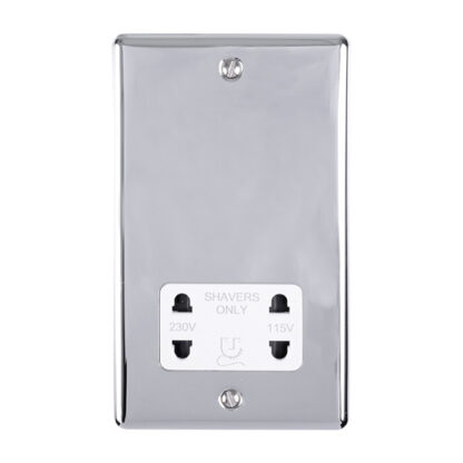 Eurolite ENSHSPCW Shaver Socket (LEAD TIME: 2-3 DAYS)