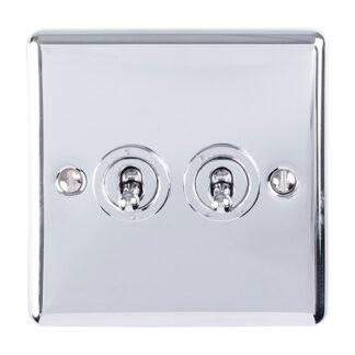 Eurolite ENT2SWPC 2 Gang Toggle Switch (LEAD TIME: 2-3 DAYS)