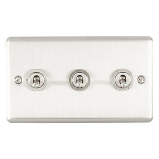 Eurolite ENT3SWSS 3 Gang Toggle Switch (LEAD TIME: 2-3 DAYS)