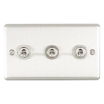 Eurolite ENT3SWSS 3 Gang Toggle Switch (LEAD TIME: 2-3 DAYS)