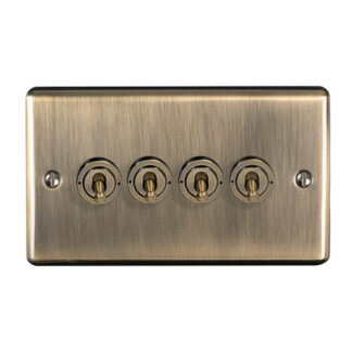 Eurolite ENT4SWABB 4 Gang Toggle Switch (LEAD TIME: 2-3 DAYS)