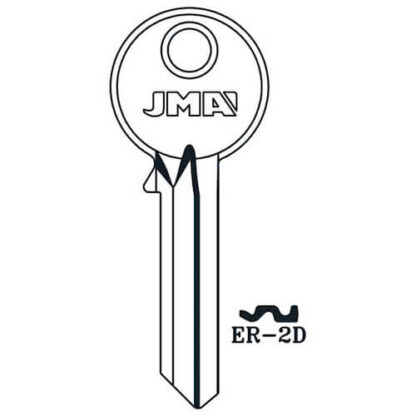 JMA ER-2D Era 6 Pin Cylinder Key Blank - Image 3