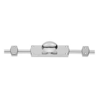 Carlisle Brass ES34CP Espagnolette Bolt - Oval Knob Set (LEAD TIME: 2-3 DAYS)