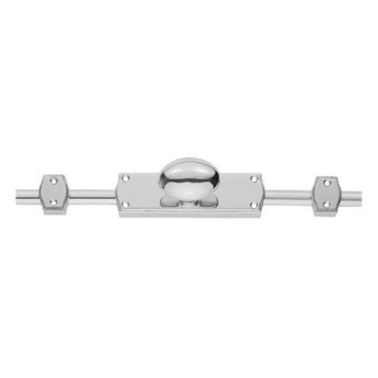Carlisle Brass ES34CP Espagnolette Bolt - Oval Knob Set (LEAD TIME: 2-3 DAYS)