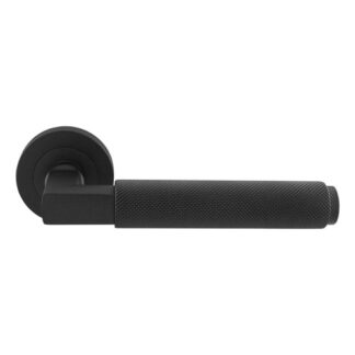 Carlisle Brass EUL060MB Terazzo Lever On Round Rose Matt Black (LEAD TIME: 2-3 DAYS)