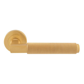 Carlisle Brass EUL060SB Terazzo Lever On Round Rose Satin Brass (LEAD TIME: 2-3 DAYS)