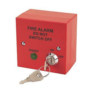 CQR F400-210R Fire Alarm Isolator Switch- Red c/w Key-Switch (LEAD TIME: 2-3 DAYS)
