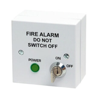 CQR F400-210W Fire Alarm Isolator Switch- White c/w Key-Switch (LEAD TIME: 2-3 DAYS)