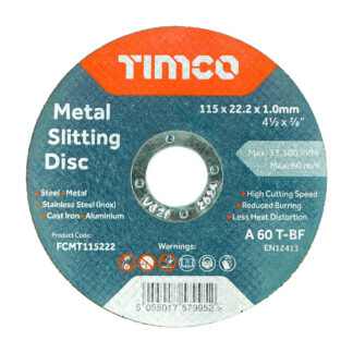 Timco Metal Slitting Wheel