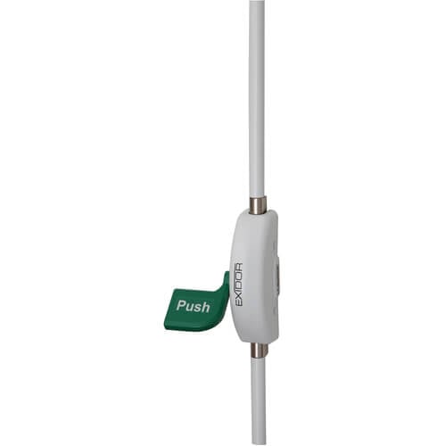 Single Door Push Pads with Vertical Bolts