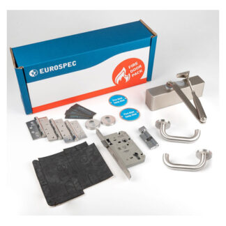 EuroSpec FDPC3 Commercial Fire Door Pack - Lever Lock (LEAD TIME: 2-3 DAYS)