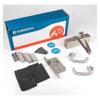 EuroSpec FDPC4 Commercial Fire Door Pack - Lever Latch (LEAD TIME: 2-3 DAYS)