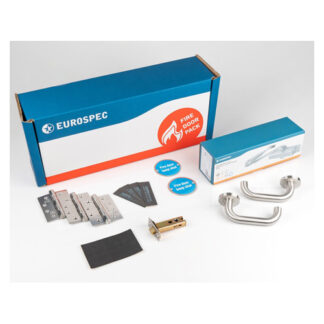 EuroSpec FDPR4 Residential Fire Door Pack - Lever Latch (LEAD TIME: 2-3 DAYS)
