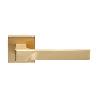 Manital FH5SB Flash Lever on Square Rose Satin Brass (LEAD TIME: 2-3 DAYS)