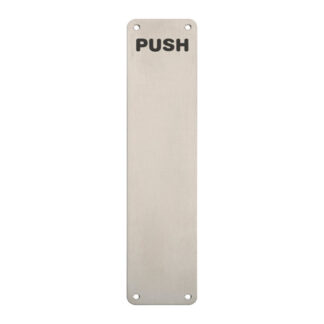 EuroSpec FPP1352SSS Finger Plate Push (LEAD TIME: 2-3 DAYS)