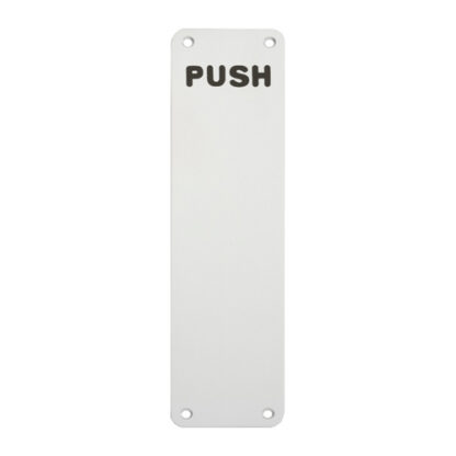 EuroSpec FPP43002SAA Push Finger Plate (LEAD TIME: 2-3 DAYS)