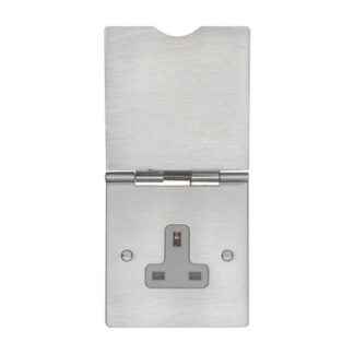 Eurolite FS4030SS Eurolite Utility 1 Gang Floor Socket - Grey (LEAD TIME: 2-3 DAYS)