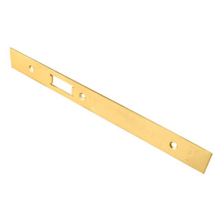EuroSpec FSF5016PVD Forend Strike & Fixing Pack To Suit Din Latch-PVD-Square Forend (LEAD TIME: 2-3 DAYS)