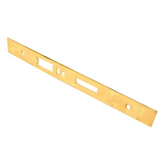 EuroSpec FSF5032PVD Forend Strike & Fixing Pack To Suit Din Escape Lock-PVD-Square Forend (LEAD TIME: 2-3 DAYS)