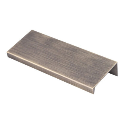 Carlisle Brass FTD302BAB Squared Edge Pull 100mm Antique Brass (LEAD TIME: 2-3 DAYS)