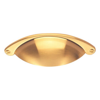 Carlisle Brass FTD555SB Cup Pattern Handle 64mm  (LEAD TIME: 2-3 DAYS)