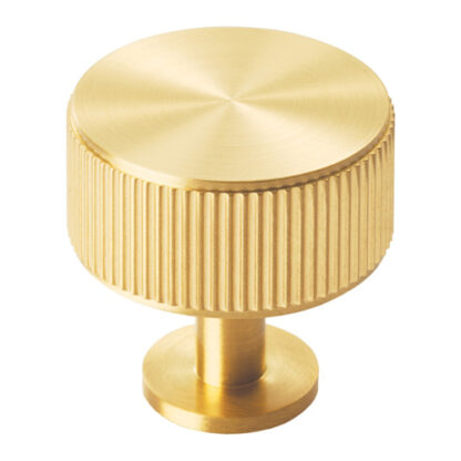 Carlisle Brass FTD713SB Lines Radio Knob Satin Brass (LEAD TIME: 2-3 DAYS)