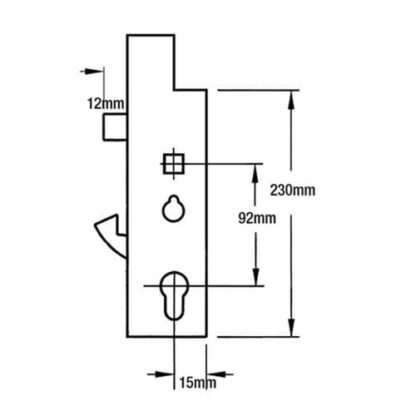 Fullex XL Genuine Multipoint Gearbox - Lift Lever or Split Spindle - Image 2