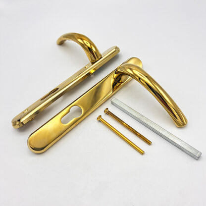 Hoppe Tokyo Lever Lever UPVC Multipoint Door Handles -  92mm PZ Unsprung 210mm Screw Centres - Image 3