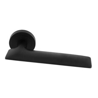 Manital HYD5BLK Manital Hygge due Lever on Round Rose - Matt Black (LEAD TIME: 2-3 DAYS)