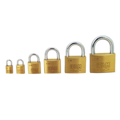 Ifam E Series 15mm Open Shackle Brass Padlock - Image 3