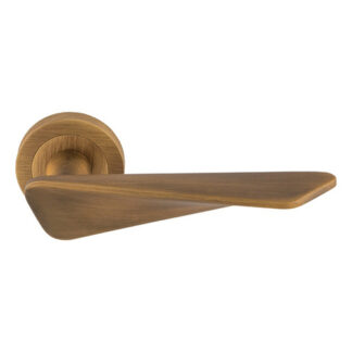Manital IN5AB Manital Intona Lever on Round Rose - Antique Brass (LEAD TIME: 2-3 DAYS)