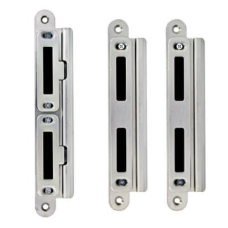 Ingenious UPVC Latch & 5 Hook Keep Set (3 pieces)