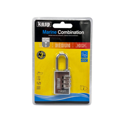 Kasp 114 Marine 30mm Open Shackle Combination Padlock - Image 4