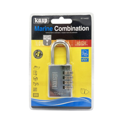 Kasp 114 Marine 40mm Open Shackle Combination Padlock - Image 6