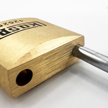 Kasp 125 Series 25mm Open Shackle Brass Padlock - Image 4
