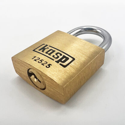 Kasp 125 Series 25mm Open Shackle Brass Padlock - Image 5