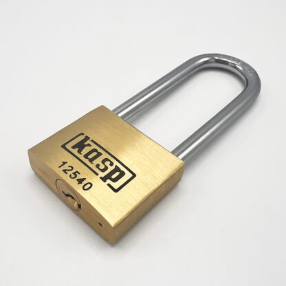 Kasp 125 series 40mm Long Shackle Brass padlock - Image 3