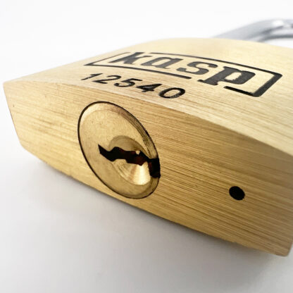 Kasp 125 series 40mm Long Shackle Brass padlock - Image 4