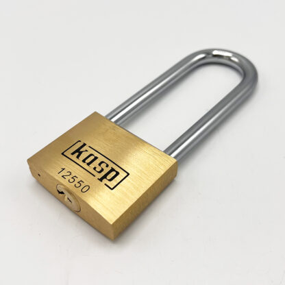 Kasp 125 series 50mm Long Shackle Brass Padlock - Image 3