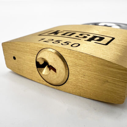 Kasp 125 series 50mm Open Shackle Brass Padlock - Image 5